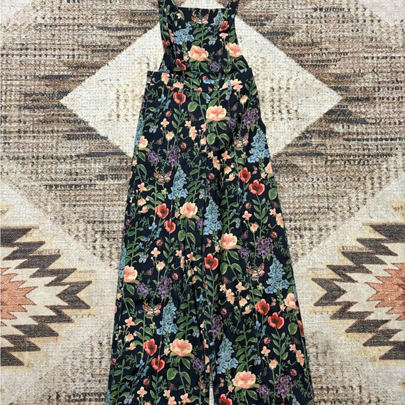 Cider NWT Floral Print Pocket Jumpsuit XS - Picture 2 of 5
